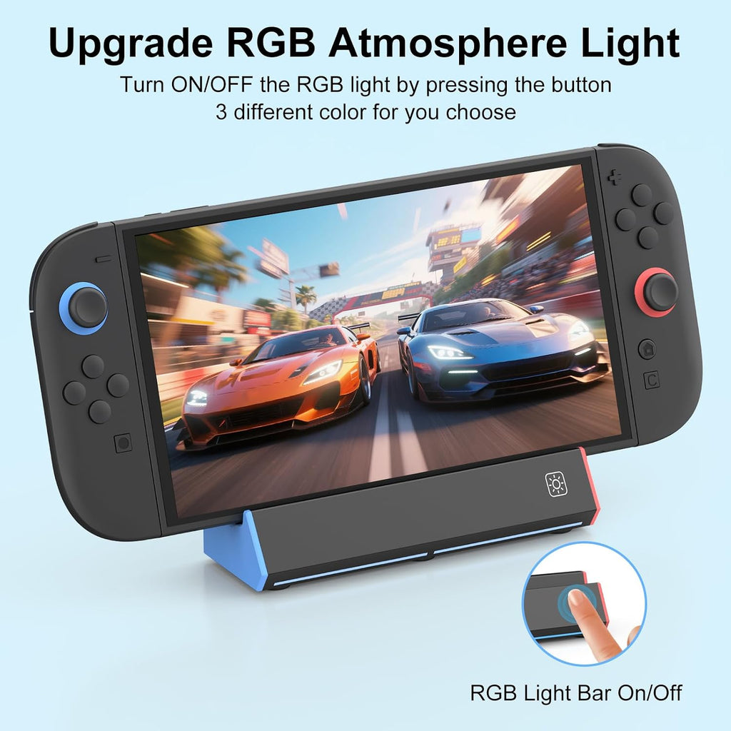 iPLYGAM Estación Dock para Nintendo Switch 2 con HDMI 4K 120Hz