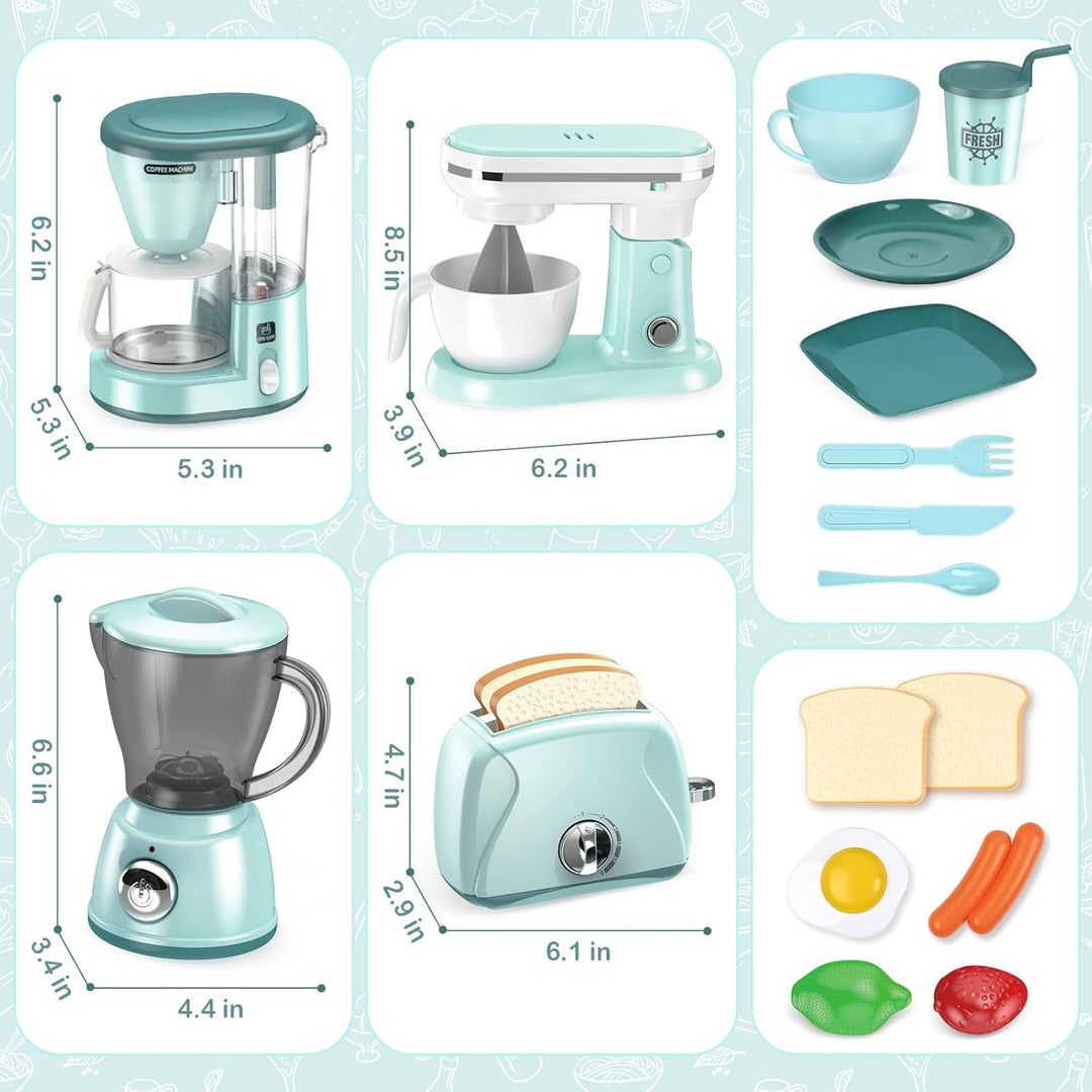 Shemira Accesorios de Cocina de Juguete, Juego de Electrodomésticos...