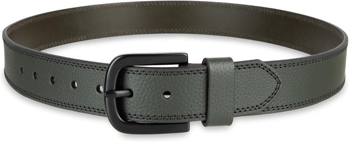 Dickies cinturón de cuero auténtico para hombre \u2013 estilo casua...