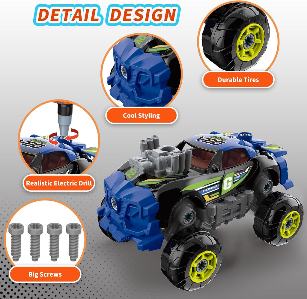 Pup Go 43 piezas de coches de construcción para niños de 3, 4, 5, 6, 7, 8