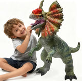 YONGJULE Juguetes grandes de dinosaurios Dilophosaurus de