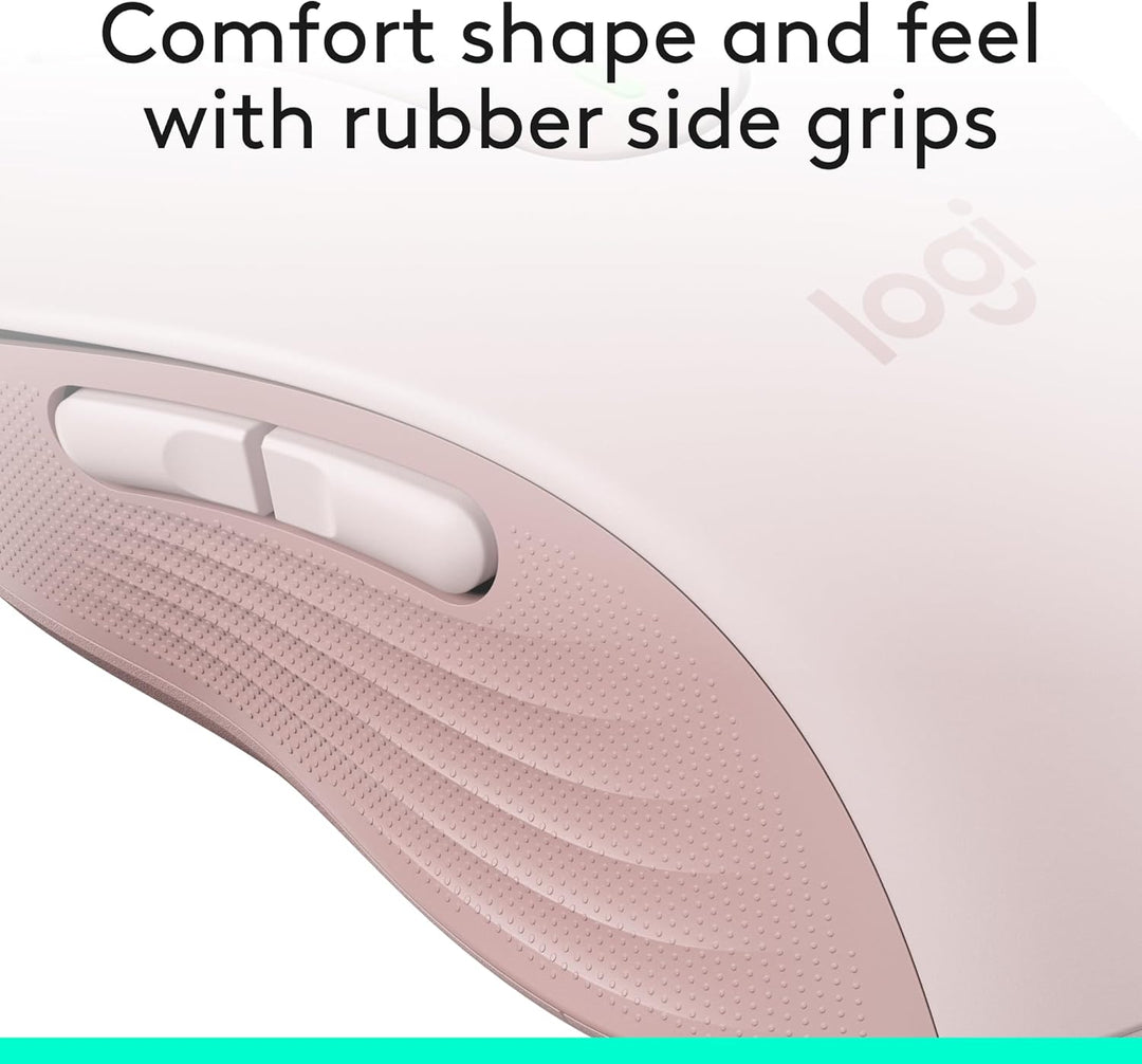 Logitech Ratón inalámbrico Signature M650 - para manos pequeñas, ba...
