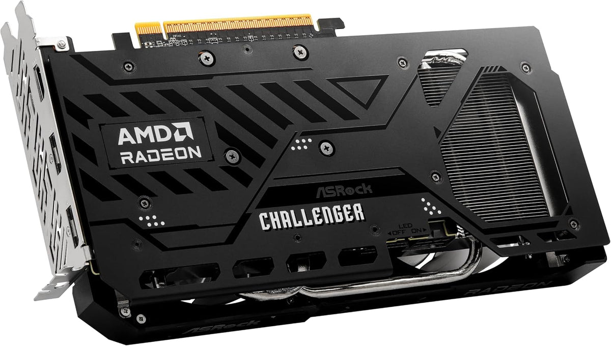 ASRock Tarjeta gráfica Radeon RX 9060 XT Challenger 16GB GDDR6 OC |...
