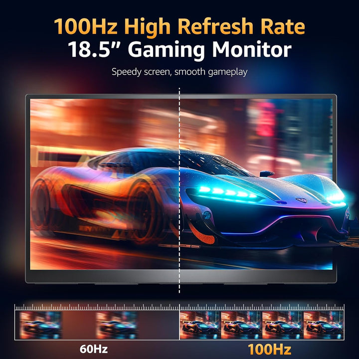 Upperizon Monitor portátil de 18.5 pulgadas FHD 125% sRGB 100Hz IPS...