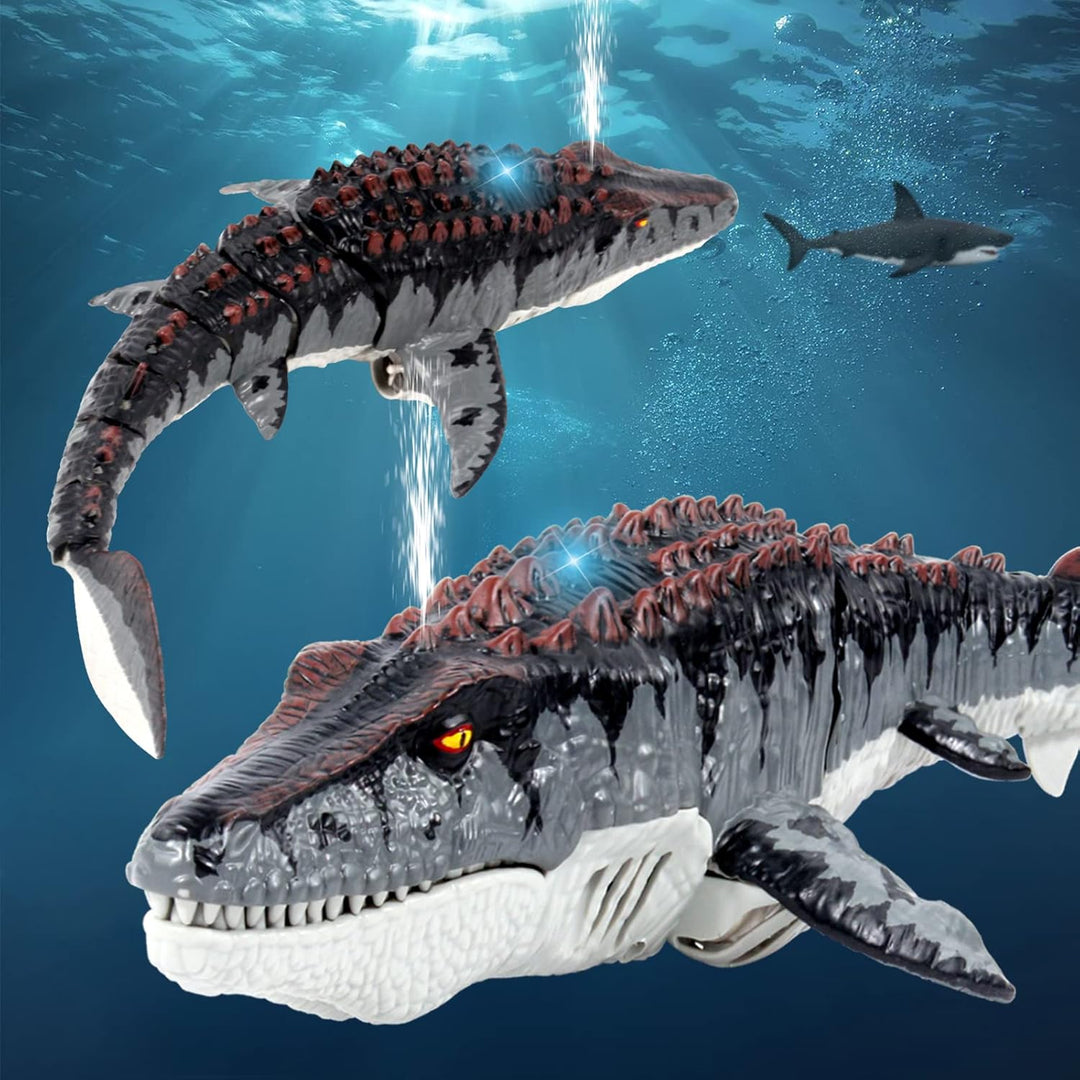 fromeasy Mosasaurus - Juguetes de dinosaurio mejorados, juguete de...