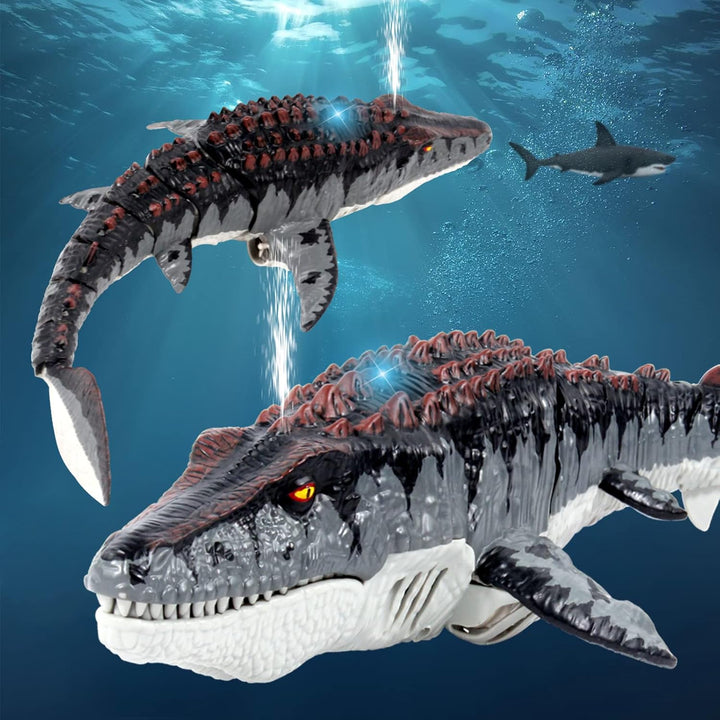 fromeasy Mosasaurus - Juguetes de dinosaurio mejorados, juguete de...
