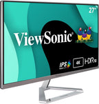 ViewSonic VX2776-4K-MHDU Monitor 4K de 27 pulgadas, IPS con USB-C d...