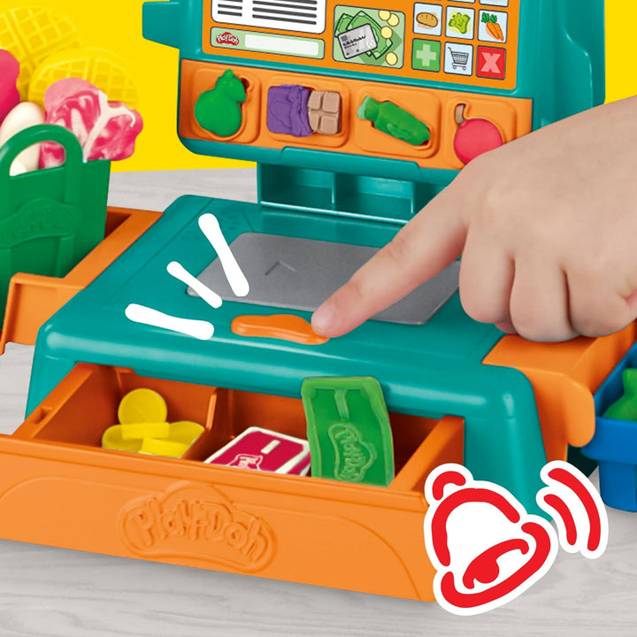 Play-Doh Juguete de caja registradora 23 accesorios de