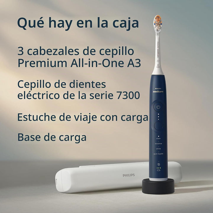 Philips Sonicare Cepillo de dientes eléctrico serie 7300, tecnologí...