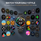 Reloj inteligente, pantalla AMOLED Bluetooth Llamadas Fitness