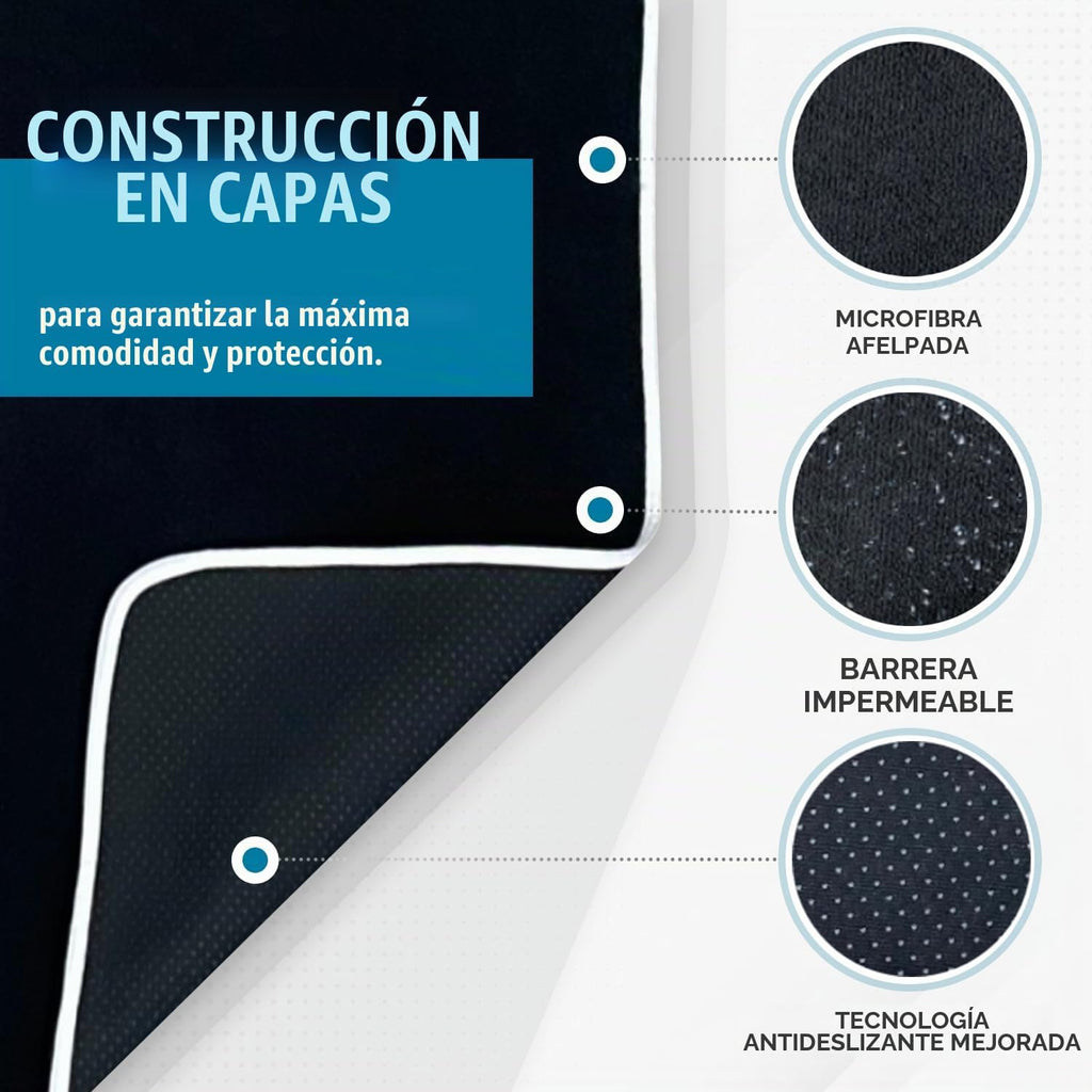 Asiento - Toalla de microfibra premium para asiento de automóvil, impermeable y resistente al sudor, ajuste universal, lavable a máquina, antideslizante, protector de asiento para automóvil, camión, SUV, camioneta (negro, paquete de 2)