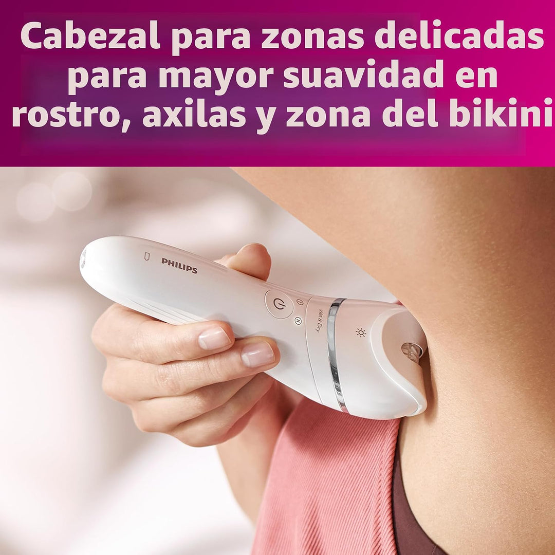 Philips BRE700\/04 depiladora para mujer, con 3 accesorios, BRE700\/04