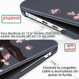 DONGKE para MacBook Air M4 de 13.6 pulgadas Funda 2025 2024 2023 20...