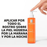 La Roche-Posay Jabón facial iluminador con vitamina C, limpiador fa...