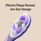 Soocas Multiclean - Cabezales de repuesto para cepillos de dientes eléctricos ultra suaves, compatibles con NEOS II y NEOS II Ultra, 2 cabezales de cepillo, cerdas suaves, azul medianoche