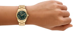 Reloj de mujer Michael Kors Lexington de tres agujas, acero inoxidable con acabado dorado (Modelo: MK7622)