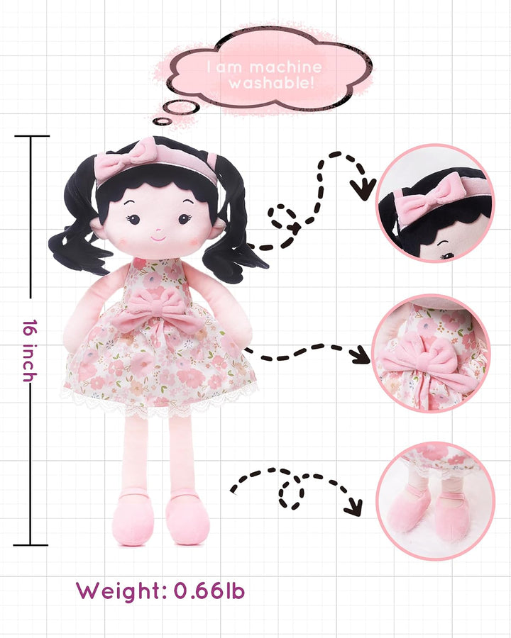 LeyaDoll Juguetes suaves para bebé (16 pulgadas), My First Baby Rag...