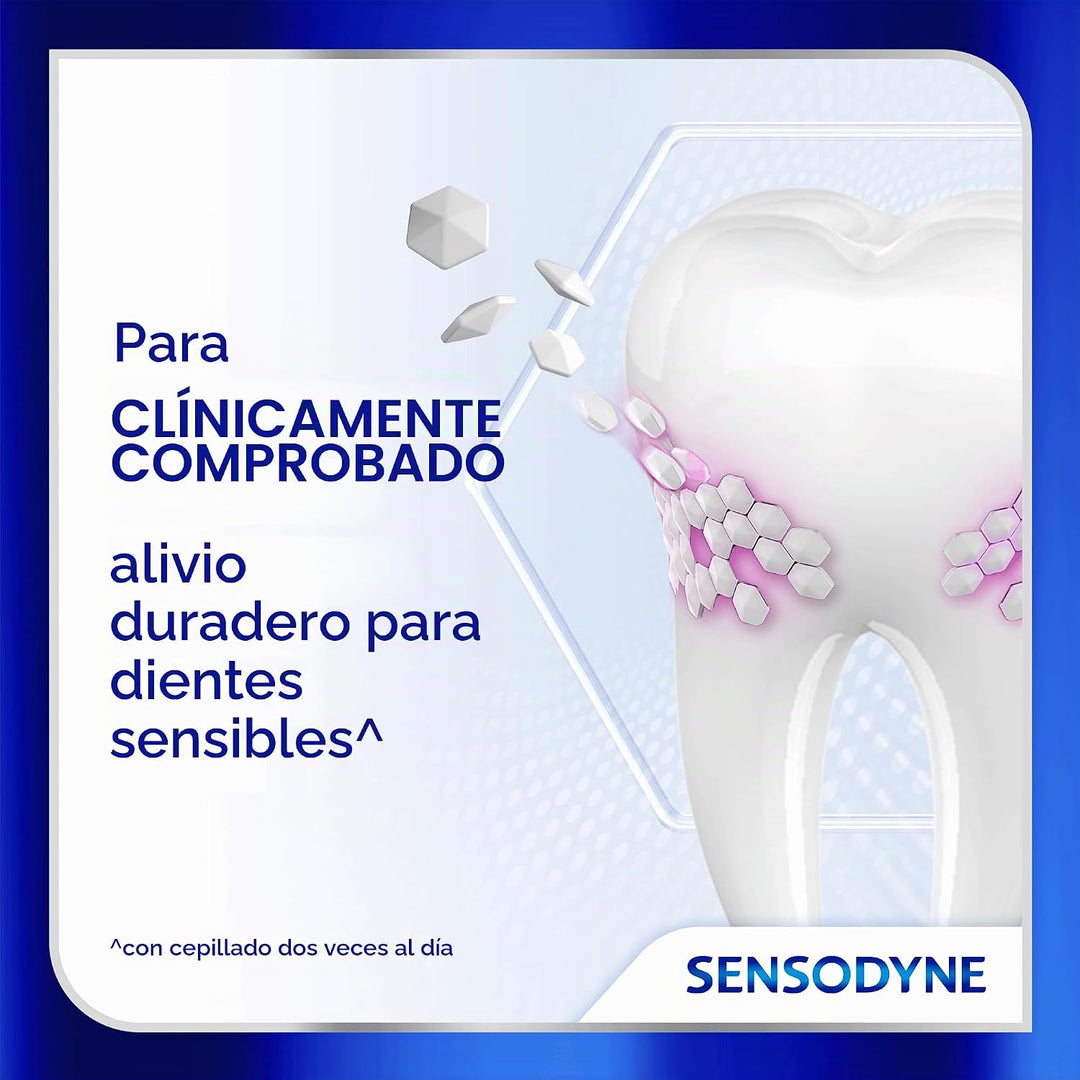 Pasta dental Sensodyne Clinical Repair Whiten &amp; Shine para aliv...