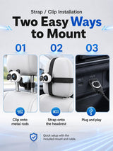 Lusdy Cámara inalámbrica CarPlay para coche de bebé para iPhone, mo...
