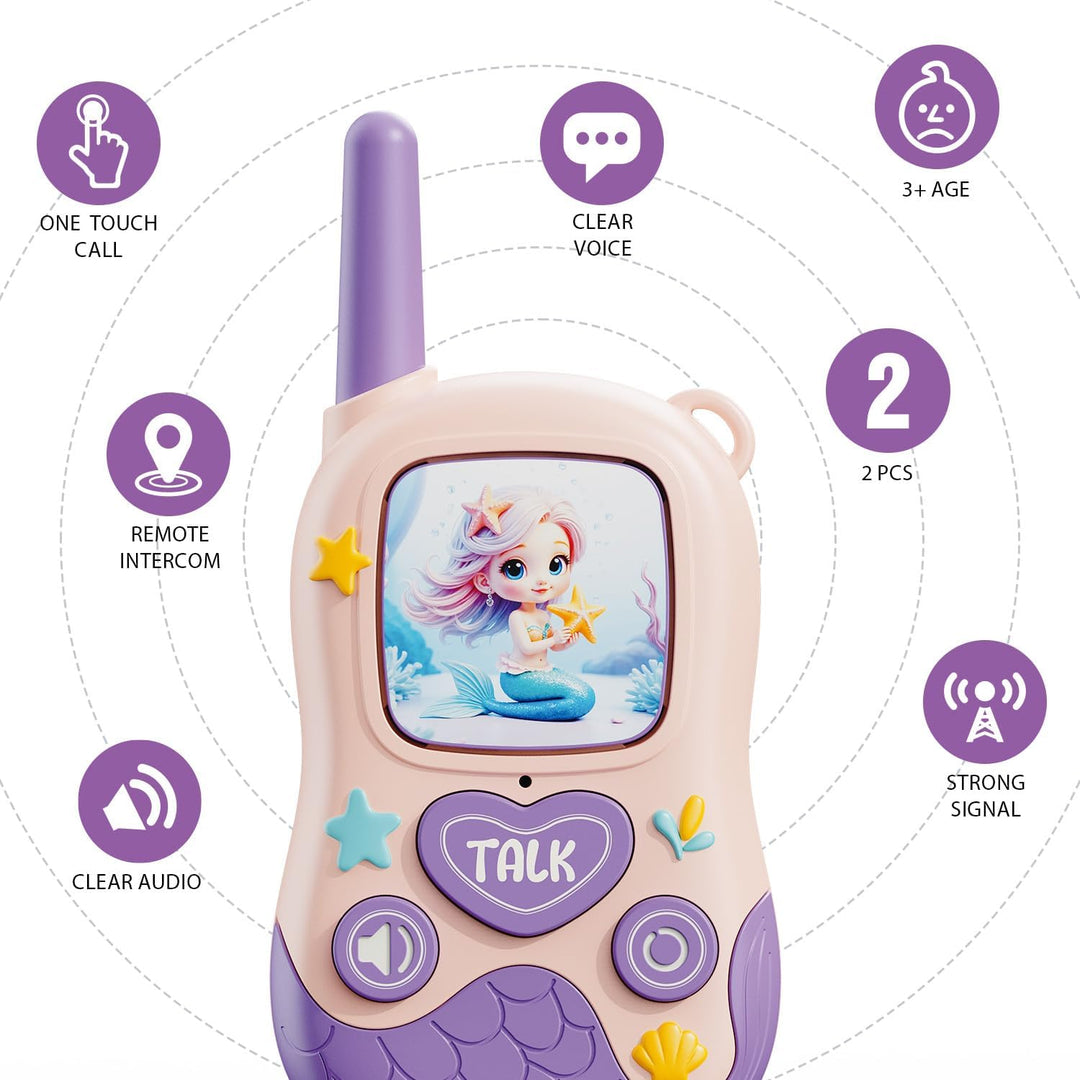 Walkie Talkies - Juguetes para niñas juguetes de sirena