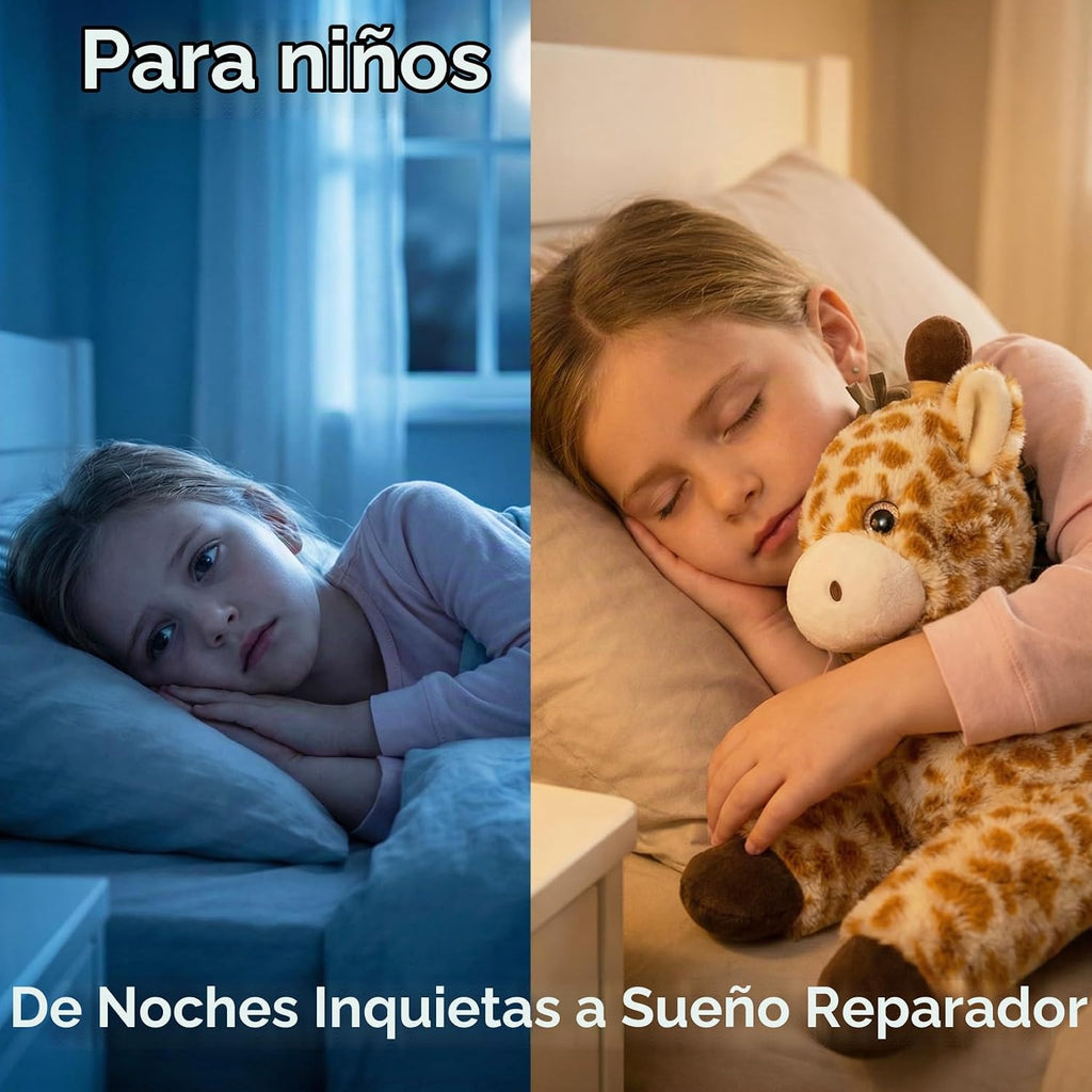 Niuniu Daddy Animales de peluche con peso, 20 en 3.3 libras, felpa calmante