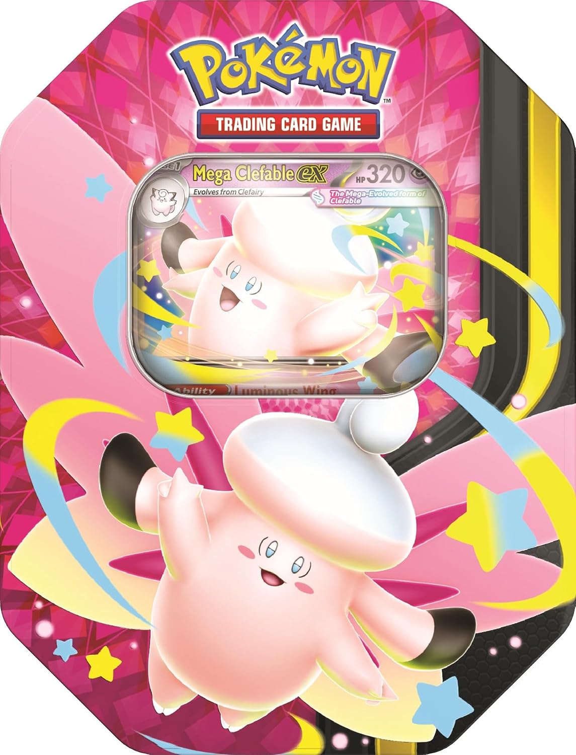 Pokémon TCG: Mega Lata iluminada por la luna, paquete de 4 refuerzos