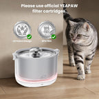 Filtros de fuente de agua para gatos, paquete de 3 filtros de repuesto para fuente de agua de acero inoxidable, filtro de cinco etapas para fuente de agua de acero inoxidable, juego de filtros