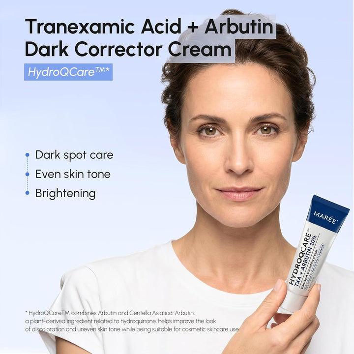MAREE Crema de ácido tranexámico y alfa arbutina - Crema facial con...