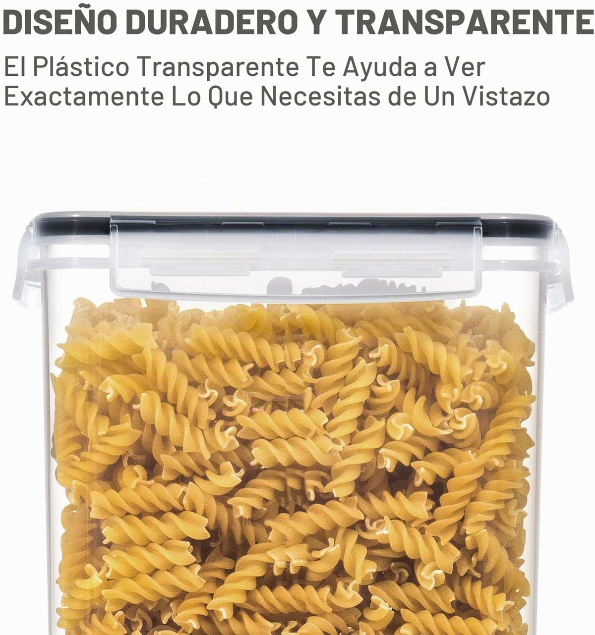 PANTRYSTAR - Recipientes grandes de almacenamiento de alimentos con tapas herméticas de 6.5 litros/5.9 cuartos de galón, para harina, azúcar, suministro para hornear y almacenamiento de alimentos