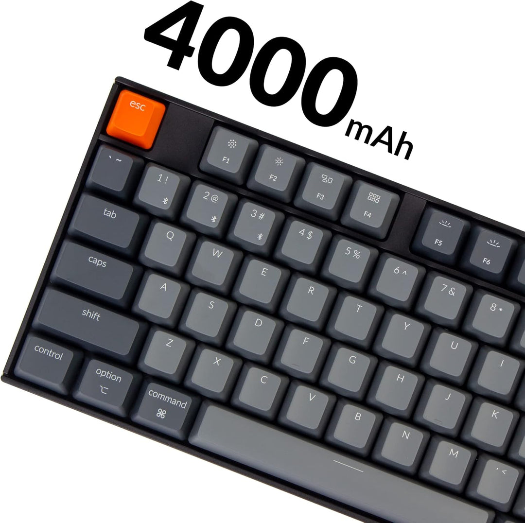 Keychron Teclado mecánico inalámbrico K10 de tamaño completo para j...