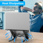 Gogoonike Soporte ajustable para laptop elevador portátil