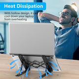 Gogoonike Soporte ajustable para laptop elevador portátil