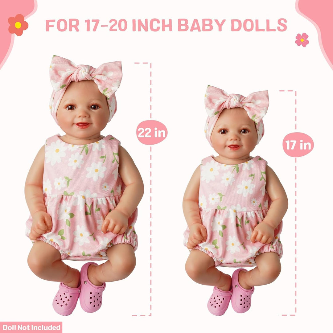 BABESIDE Conjunto de ropa de muñeca Reborn de 16 a 20 pulgadas con...