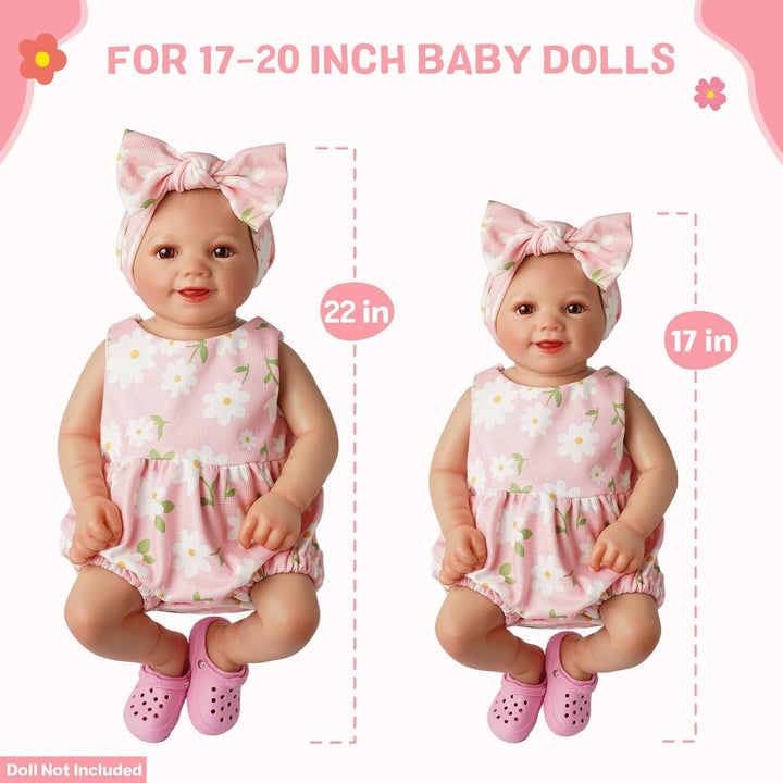 BABESIDE Conjunto de ropa de muñeca Reborn de 16 a 20 pulgadas con...