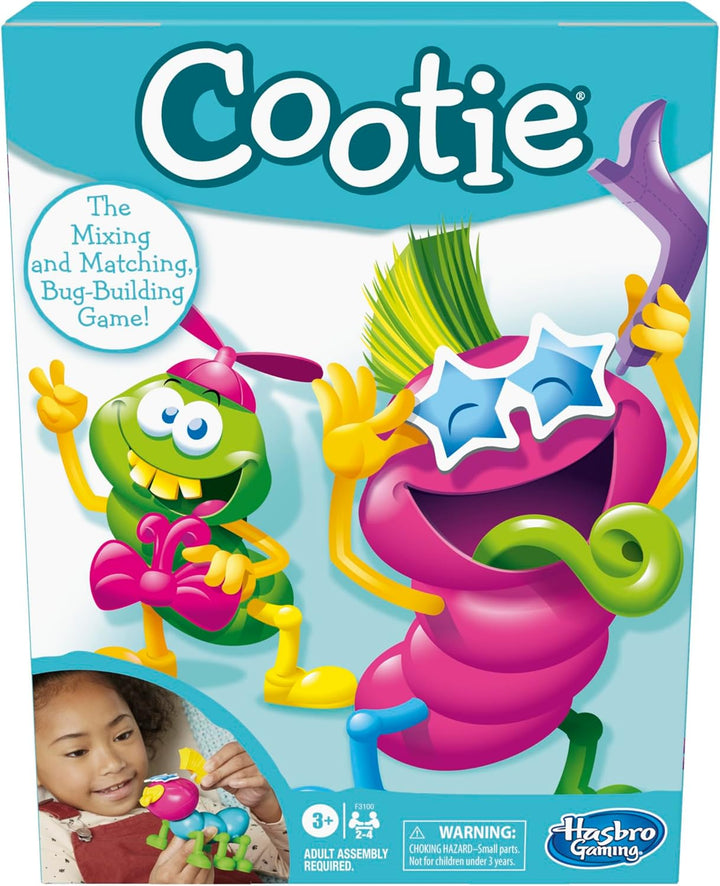 Hasbro Gaming Cootie - Juego de construcción de insectos