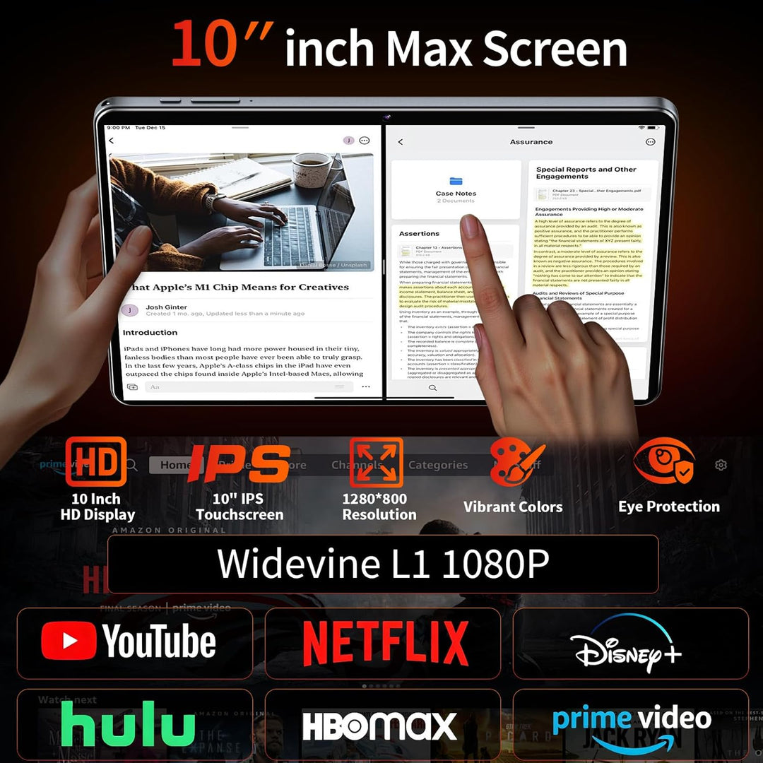 Tablet Android con teclado - Android 16 tableta con 26 GB+256 GB+2...