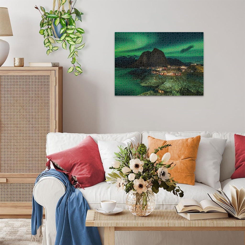 Ravensburger - Aurora Borealis, Noruega - Rompecabezas de 1000 piezas