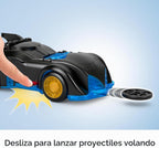 Fisher-Price Imaginext DC Super Friends Batman juguete de Batimóvil que se agita y gira con figura articulable para juego de rol para niños de 3+ años