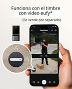 eufy Security Smart Lock C210, Cerradura de Puerta de Entrada sin Llave, Negro