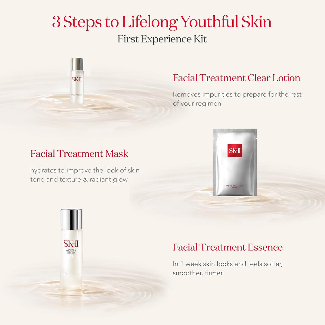 SK-II First Experience - Set de cuidado de la piel, incluye mascari...
