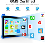 PRITOM Tabletas Android de 10 pulgadas para niños, 64 GB, tableta con cordón, Azul