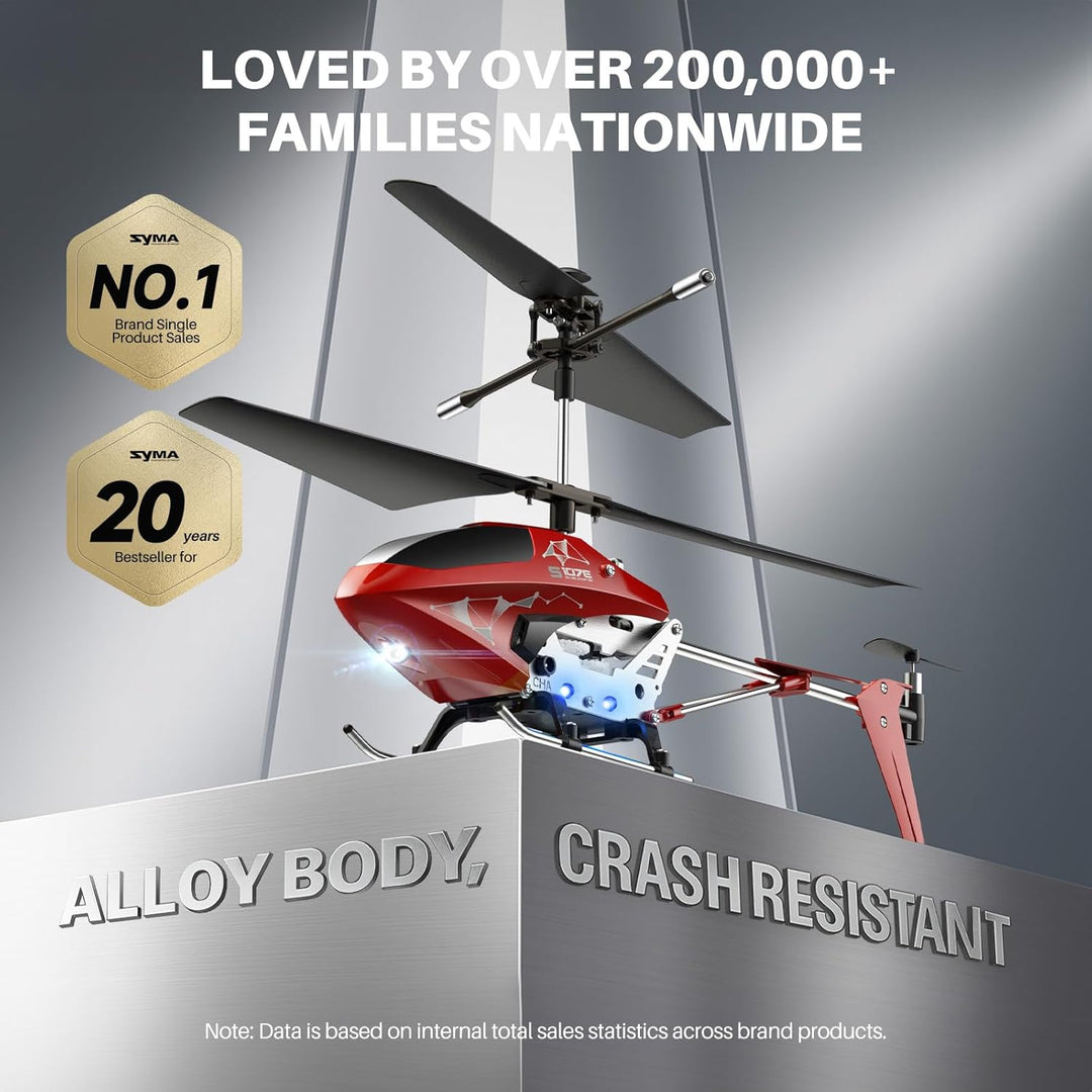 SYMA S107H-E Helicóptero RC para niños de 8-12 años y principiantes...