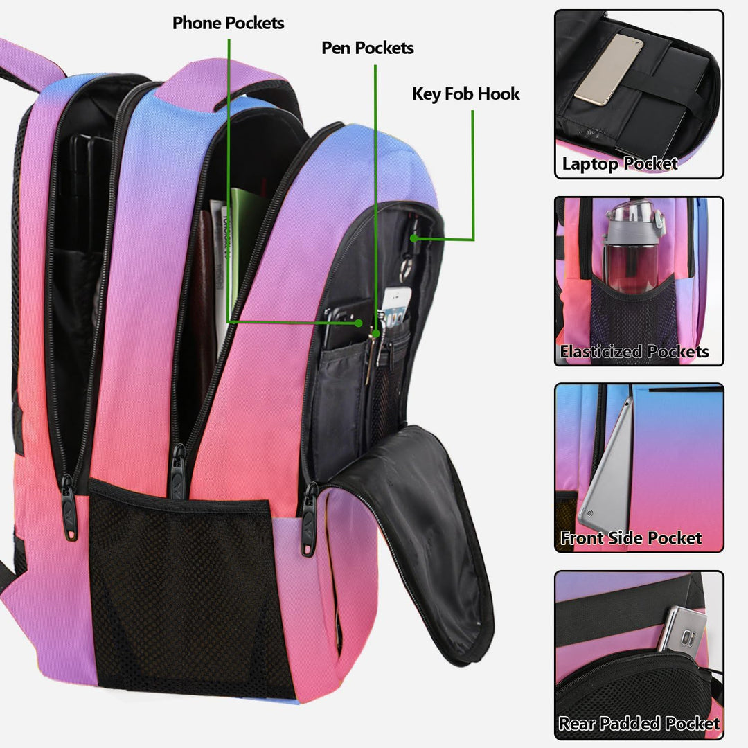 MATEIN Mochila de moda para laptop de 15.6 pulgadas, mochila de via...