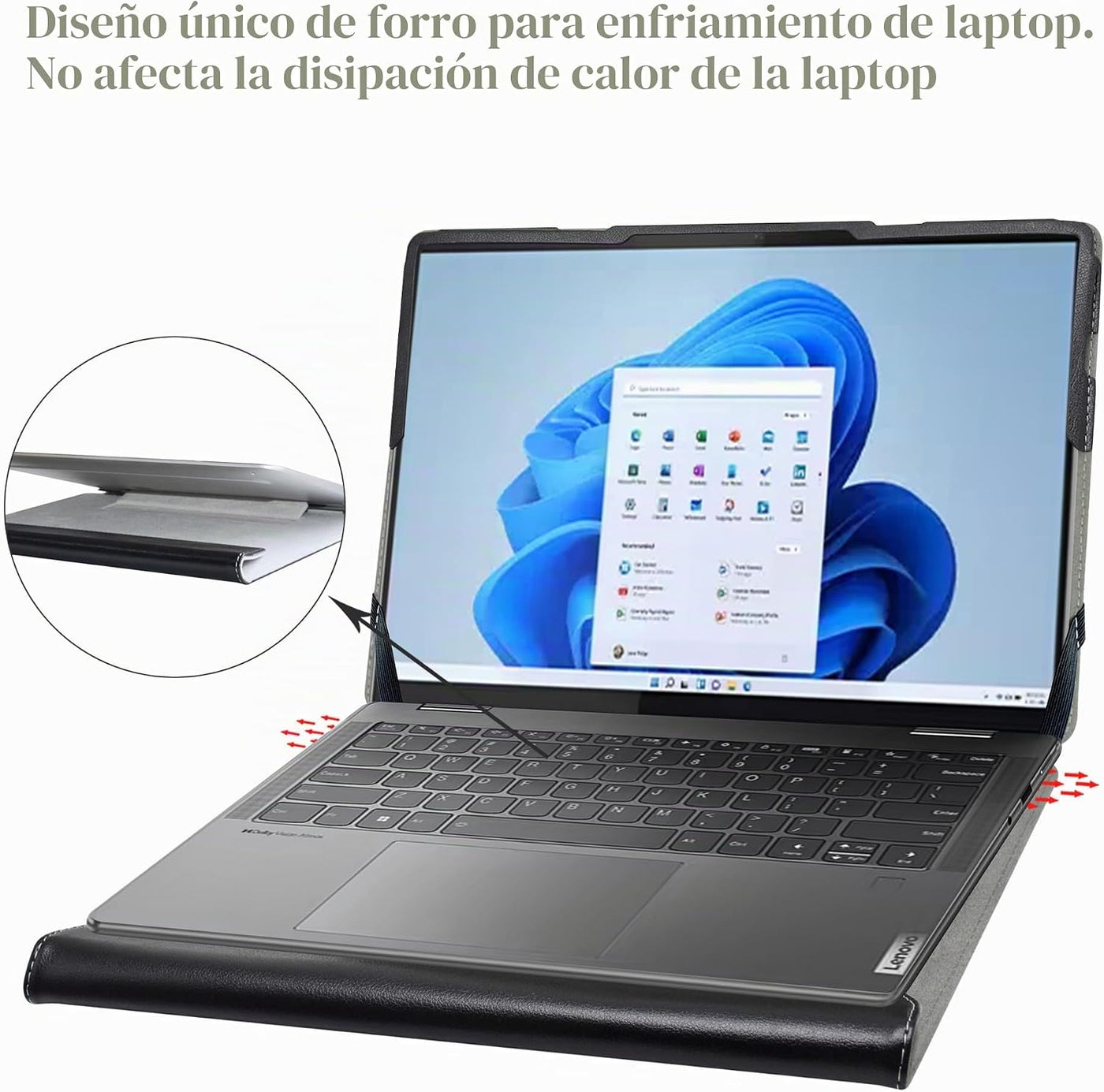 Alapmk Funda protectora para Lenovo Yoga 9i 2 en 1 Aura Edition 14...