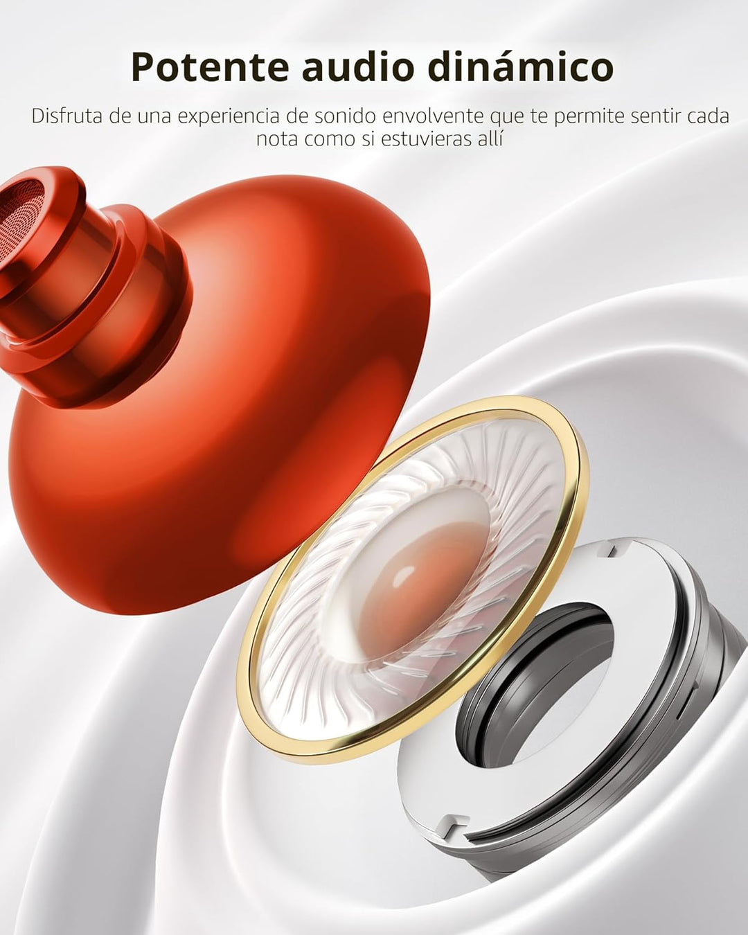 PocBuds Auriculares Bluetooth Inalámbricos 80hrs Tiempo de Reproduc...