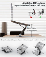 BENFEI Soporte para portátil con estación de acoplamiento USB C 6en...