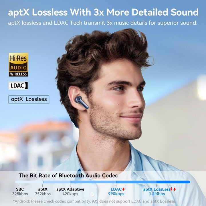 Auriculares inalámbricos EarFun Air Pro 4 con cancelación de ruido...