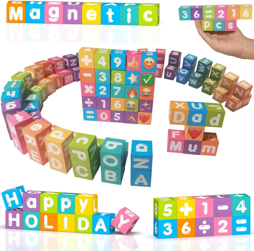 Letras magnéticas portátiles bloques magnéticos del