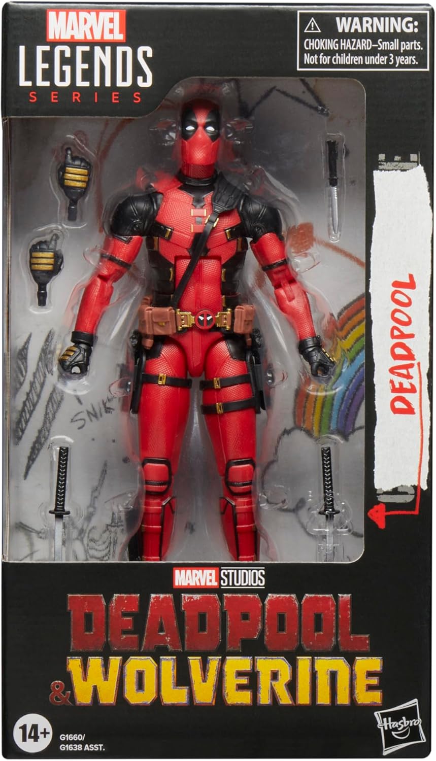 Marvel Legends Series Deadpool, Figura de acción coleccionable de D...