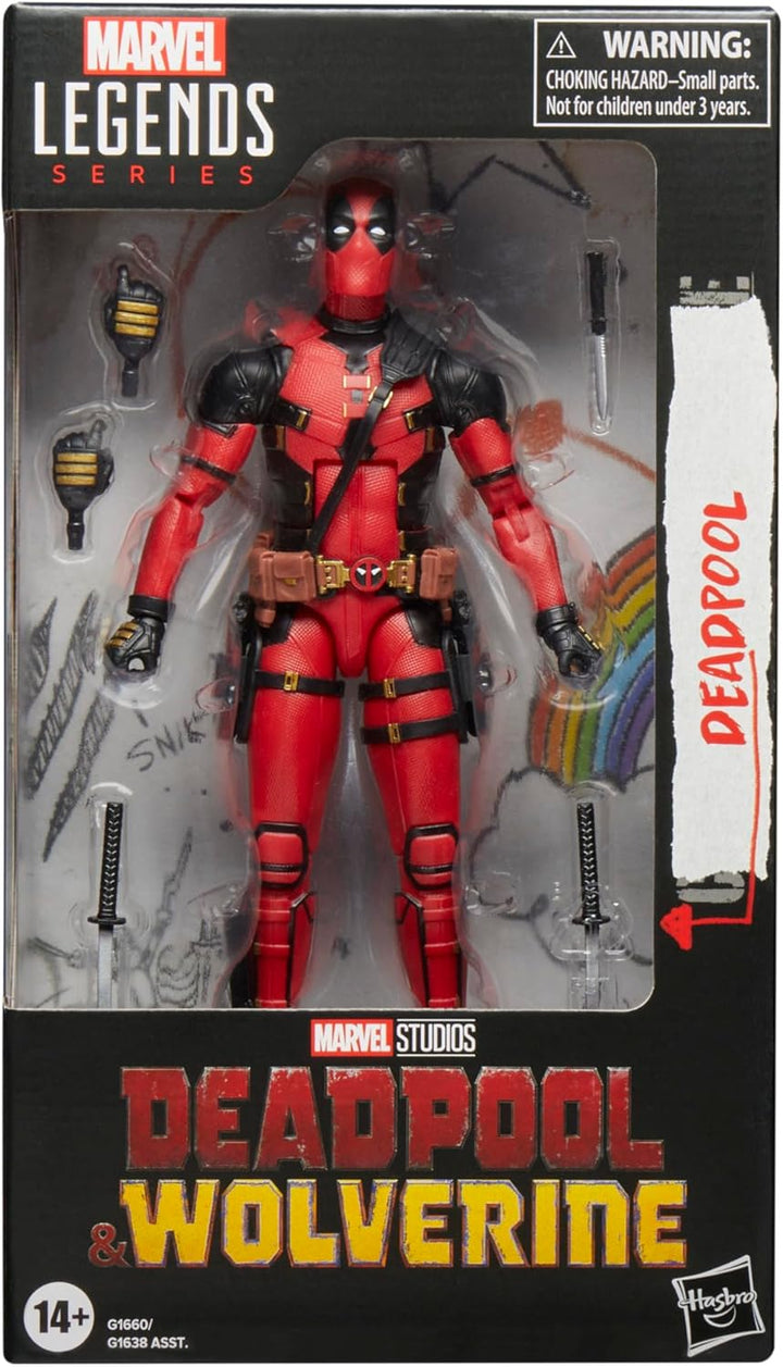 Marvel Legends Series Deadpool, Figura de acción coleccionable de D...